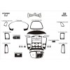 Накладки на панель (big set) Дерево Hyundai H200, H1, Starex 2008+ - 52443-11