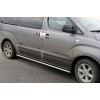 Бічні труби BB001 (2 шт., нерж.) 60 мм для Hyundai H200, H1, Starex 2008+
