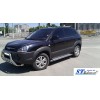 Кенгурятник WT002 (нерж.) для Hyundai Tucson JM 2004+