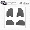 Гумові килимки (4 шт, Stingray Premium) для Hyundai Tucson JM 2004+ - 51603-11