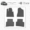 Резиновые коврики тип-1 (4 шт, Stingray Premium) для Hyundai Tucson TL 2016-2021 - 55520-11