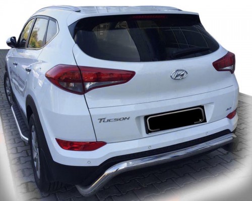 Задня дуга AK007 (нерж.) для Hyundai Tucson TL 2016-2021