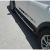 Боковые пороги Оригинальный дизайн V1 (2шт) для Hyundai Tucson TL 2016-2021 - 65627-11