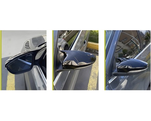 Накладки на зеркала BMW-Style (2018-2020, 2 шт) для Hyundai Tucson TL