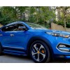 Накладки на зеркала BMW-Style (2015-2018, 2 шт) для Hyundai Tucson TL