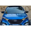 Накладки на зеркала BMW-Style (2015-2018, 2 шт) для Hyundai Tucson TL