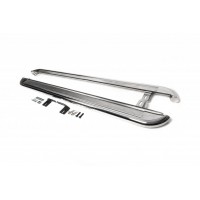Бічні пороги Premium (2 шт., нерж.) Ø60 для Isuzu D-Max 2011-2019