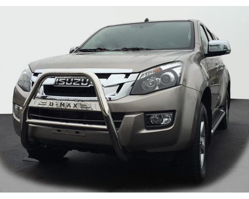 Передній захист QT008 (нерж.) для Isuzu D-Max 2011-2019
