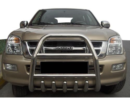 Передній захист QT007 (нерж.) для Isuzu D-Max 2011-2019