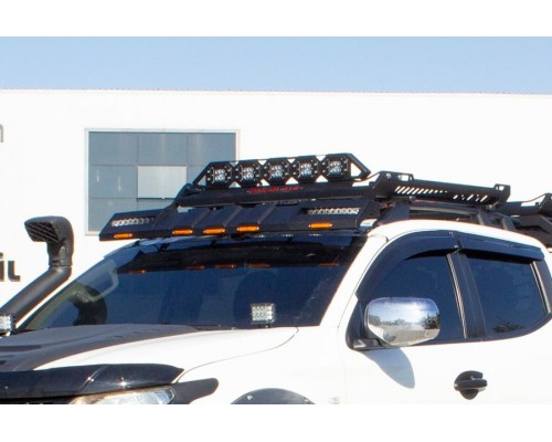 Козирок лобового скла (LED) для Isuzu D-Max 2011-2019 - 81349-11