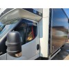 Ветровики вставные (полупрозрачные, 2 шт., Cagatay) для Iveco Daily 2014- гг