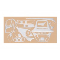 Накладки на панель Карбон для Iveco Daily 2014+