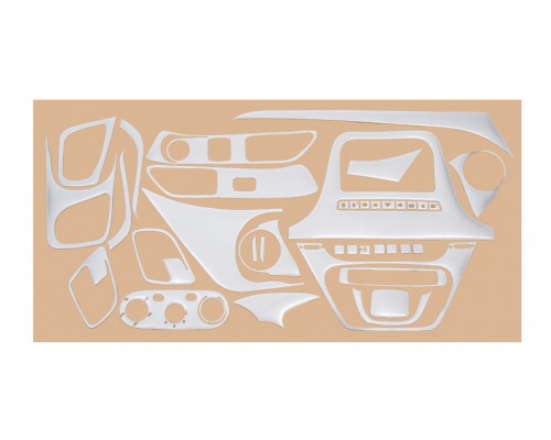 Накладки на панель Карбон для Iveco Daily 2014+