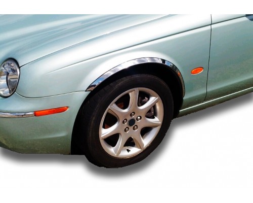 Накладки на арки (4 шт, нерж) для Jaguar X-Type