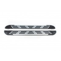 Боковые пороги Sunrise (2 шт., алюминий) для Jeep Cherokee KL 2013- гг