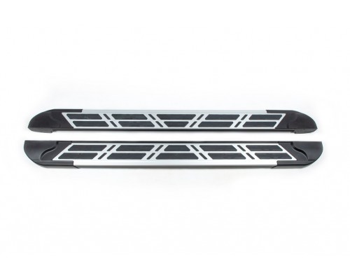 Боковые пороги Sunrise (2 шт., алюминий) для Jeep Cherokee KL 2013- гг