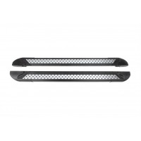 Боковые пороги Vision New Black (2 шт., алюминий) для Jeep Cherokee KL 2013- гг