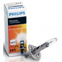 Лампа головного світла Philips H1 55W 12258PR Premium -202230%