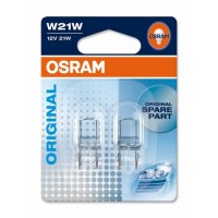 Указательная лампа Osram 7505 W21W 12V 21W W3x16d (2 шт)