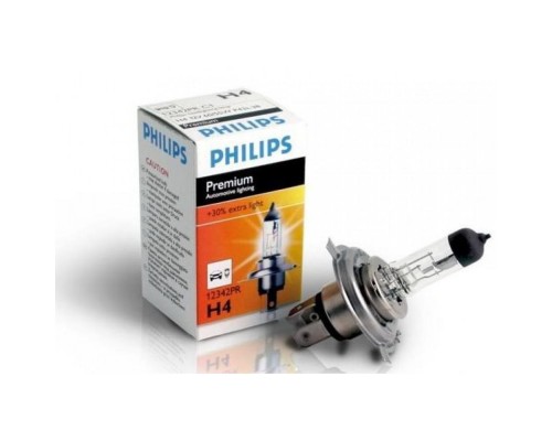 Лампа головного світла Philips H4 60/55W 12342PR Premium -202230% - 77932-11