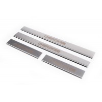 Накладки на пороги Carmos V1 (4 шт, нерж) для Jeep Cherokee/Liberty 2007-2013