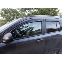 Ветровики (4 шт, HIC) для Jeep Compass 2006-2016 гг.