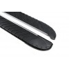 Боковые пороги Bosphore Grey (2 шт., алюминий) для Jeep Grand Cherokee WJ 1999-2004 гг