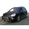 Кенгурятник WT002 (нерж) для Kia Carens 1999-2012