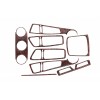 Накладки на панель (Meric) Черный для Kia Ceed 2007-2012 - 76765-11