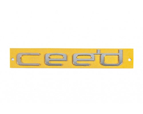 Надпись Ceed 86320-A2200 (25мм на 151мм) для Dacia Logan I 2005-2008 гг.