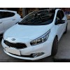Накладки на зеркала BMW-Style (2 шт) для Kia Ceed 2012-2018 гг