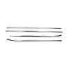 Окантовка скла (4 шт, нерж.) для Kia Cerato 2 2010-2013 - 49694-11