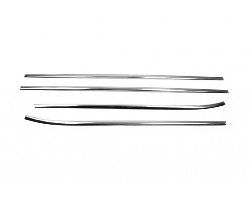 Окантовка стекол (4 шт, нерж.) для Kia Cerato 2 2010-2013 - 49694-11