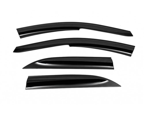 Ветровики (4 шт, Sunplex Sport) для Kia Sorento XM 2009-2014 - 80610-11