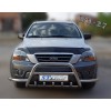 Кенгурятник з вусами WT003 (нерж.) для Kia Sorento 2002-2009
