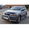 Кенгурятник з вусами WT003 (нерж.) для Kia Sorento 2002-2009