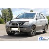 Кенгурятник QT007 (нерж.) для Kia Sorento 2002-2009