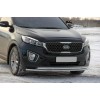 Передній захист ST014 60/42мм (нерж) для Kia Sorento UM 2015-2020
