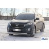 Передній захист ST014 60/42мм (нерж) для Kia Sorento UM 2015-2020