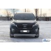 Передній захист ST014 60/42мм (нерж) для Kia Sorento UM 2015-2020