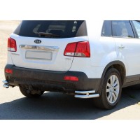 Задні подвійні куточки AK003-double (нерж.) для Kia Sorento XM 2009-2014