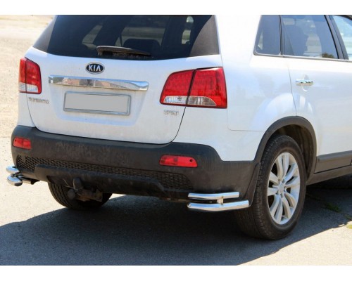 Задні подвійні куточки AK003-double (нерж.) для Kia Sorento XM 2009-2014
