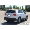Задні подвійні куточки AK003-double (нерж.) для Kia Sorento XM 2009-2014