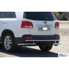 Задня дуга AK003-2 (нерж.) для Kia Sorento XM 2009-2014