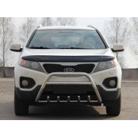 Кенгурятник WT003 (нерж.) для Kia Sorento XM 2009-2014