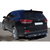 Задня дуга AK015 (нерж.) для Kia Sorento XM 2009-2014