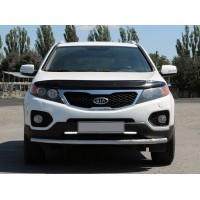 Передній захист ST008 (2010-2013, нерж.) для Kia Sorento XM 2009-2014