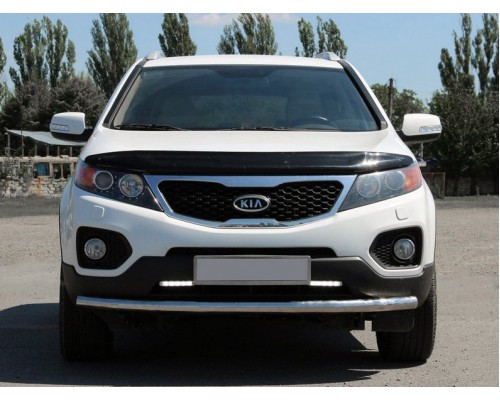 Передній захист ST008 (2010-2013, нерж.) для Kia Sorento XM 2009-2014