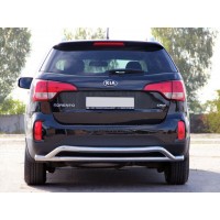 Задня дуга AK007-2 (нерж.) для Kia Sorento XM 2009-2014