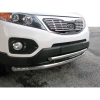 Передній захист ST014 (нерж.) для Kia Sorento XM 2009-2014
